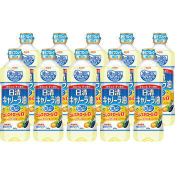 日清キャノーラ油600g（10本）