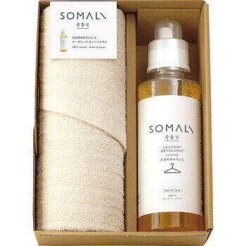 洗濯用液体石けんとタオルのセット（2点セット）