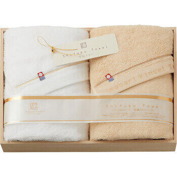 至福タオルバスタオル2枚セット（木箱入）