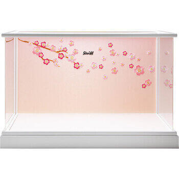 アクリルケース（ホワイト/桜刺繍）