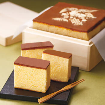 絵柄入りカステーラ（桐箱入）