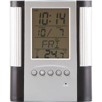 多機能クロックペン立て付き