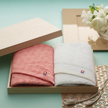 寿々~じゅじゅ~フェイスタオルセット（木箱入）