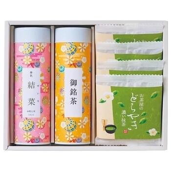 【名入れ】静岡茶とお茶屋のどら焼きの詰合せ