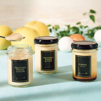 おかやま白桃と人気ジャンナプリンセット（6個）