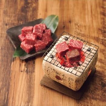 鹿児島県産黒毛和牛モモひとくちステーキ（300g）