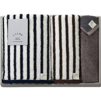 CALMEバンブーバス・フェイス・ハンドタオルセット