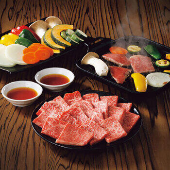 国産黒毛和牛ロース焼肉用（400g・笠原将弘肉たれ付）