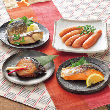 辛子明太子・レンジで簡単焼魚詰合せセット