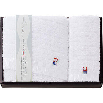 今治しろきらりフェイス・ウォッシュタオルセット