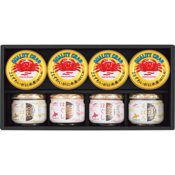 かに缶詰（4個）・瓶詰詰合せ（4個）
