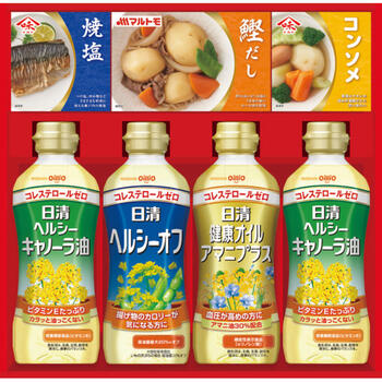 日清ヘルシーオイル＆バラエティ調味料ギフト　N-25A