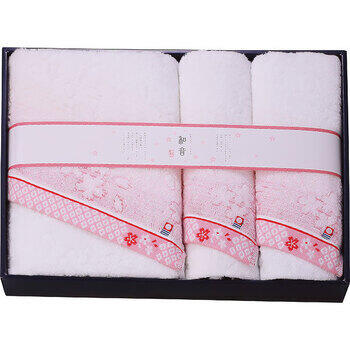 なごみね（桜）バス・フェイスタオルセット