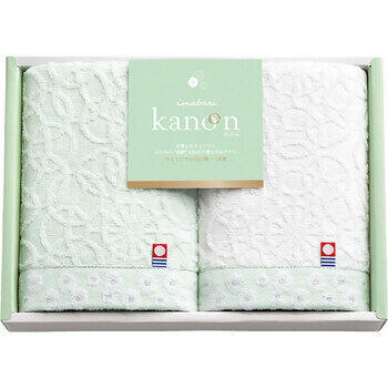 今治かのんフェイスタオル2枚セット