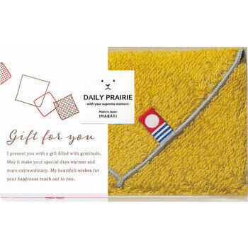 デイリープレーリー　リバーシブルタオルハンカチ