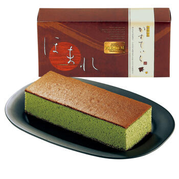 「ほまれ」和三盆糖入かすてぃら（抹茶）