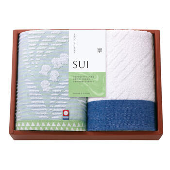 SUI-翠- 日本製 フェイスタオル2P 87020