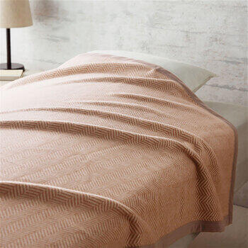 洗える綿混ウール毛布（毛羽部分）