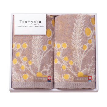 （ミモザ）フェイスタオル2P