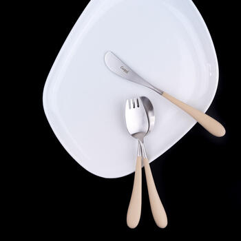 【専用紙袋付】Cutipol（クチポール） アリス 3本セット アイボリー（シルバー）