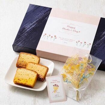 【母の日限定】果実と楽しむしっとり濃厚チーズケーキ+ブーケカード