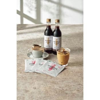 商品イメージのサムネイル　オーガニックカフェインレスコーヒー　ママ・デ・カフェ　コーヒー＆パウンドケーキセット