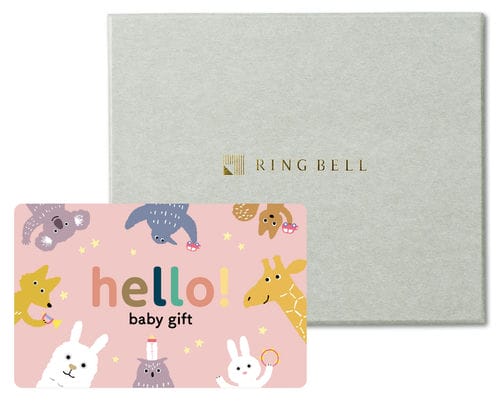 商品イメージ　hello! baby gift うさぎ カードカタログ