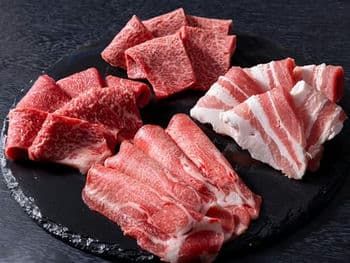 【米沢牛　但馬牛】4種食べ比べ焼肉セット900g