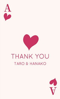 カード KU-M008_T 結婚内祝い mini 8