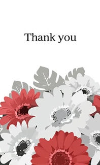 カード KU-M053_T 結婚内祝い mini 53