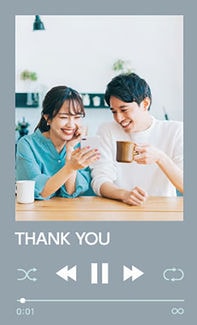 カード KU-M056_T 結婚内祝い mini 56