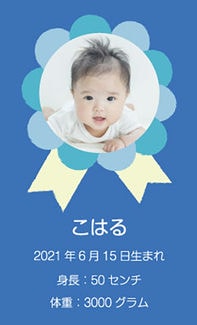 カード SU-M015_T 出産内祝い mini15