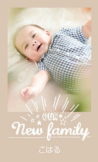 カード SU-M039_T 出産内祝い mini39