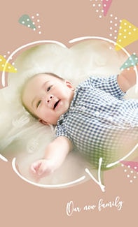 カード SU-M042_T 出産内祝い mini42