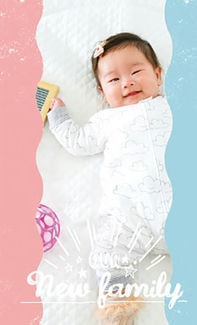 カード SU-M043_T 出産内祝い mini43