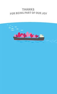 カード SU-M050_T 出産内祝い mini50