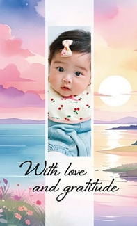 カード SU-M071_T 出産内祝い mini71