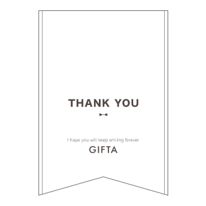 ギフトシール・のしシール rs_53 THANK YOU(ホワイト)