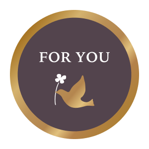 ギフトシール・のしシール rs_62 For you(ブラウン)
